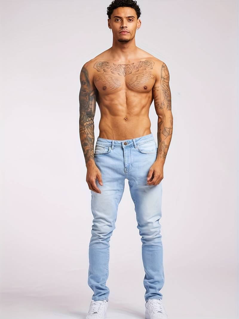 Men’s Straight Jeans Regular Waist