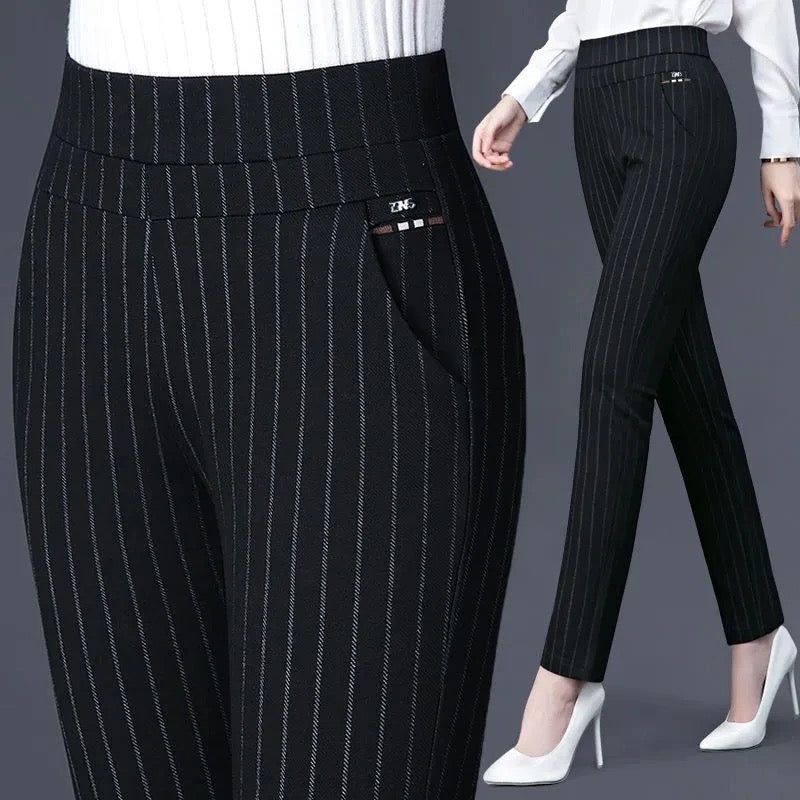 Women’s Trousers Slim Straight Cut Ankle Length