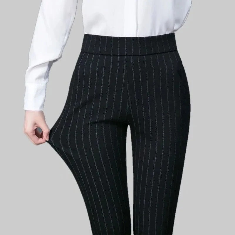 Women’s Trousers Slim Straight Cut Ankle Length