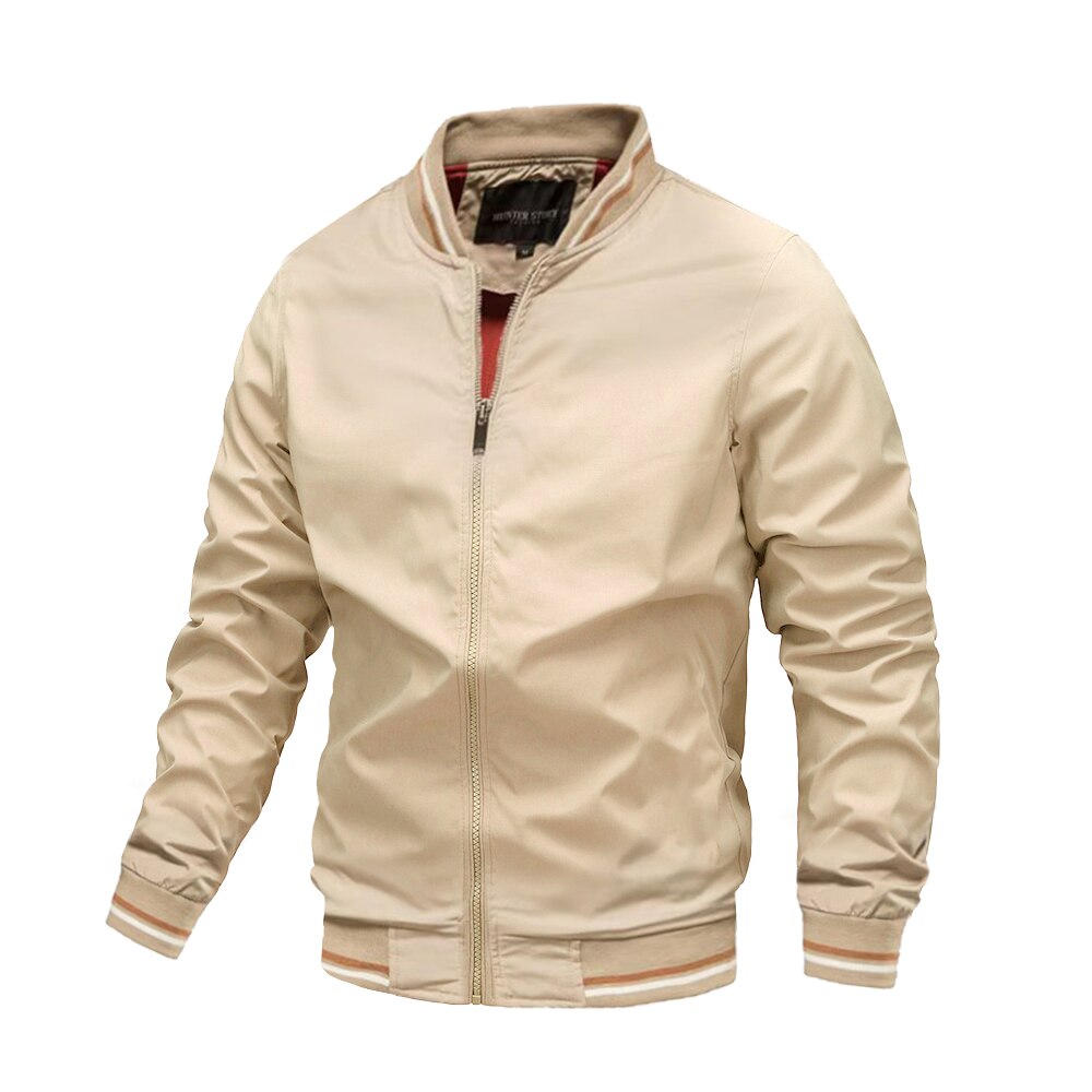 Men’s Sports Jacket Straight Cut with Zipper