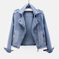 Women’s Straight Cut Denim Jacket Hip-Length