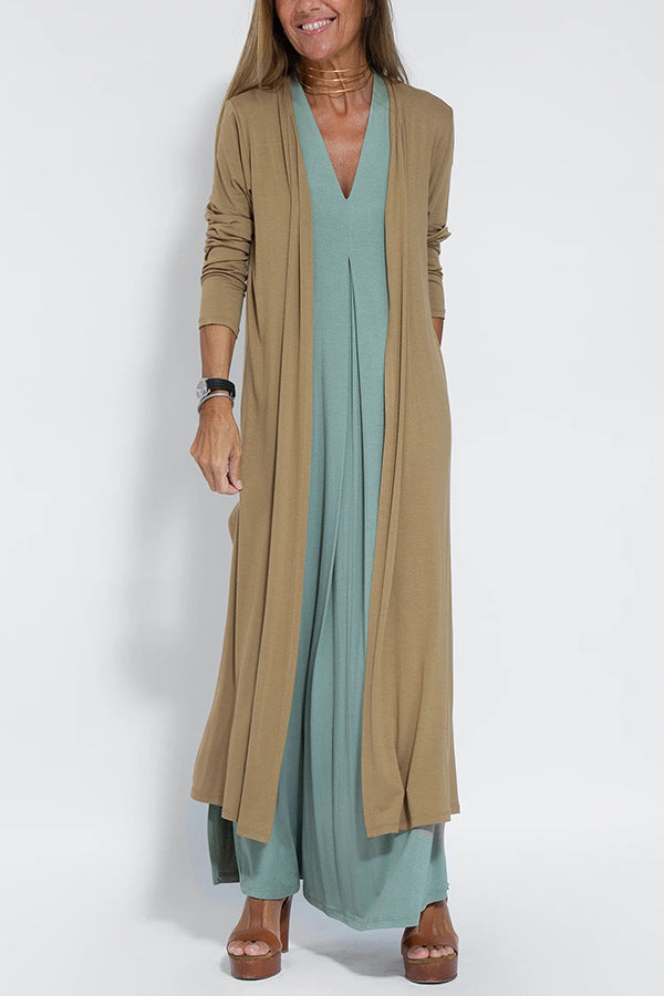Women’s Dress with Cardigan Tailored Silhouette