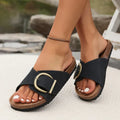 Women’s Sandals Flat Open-Toe Design