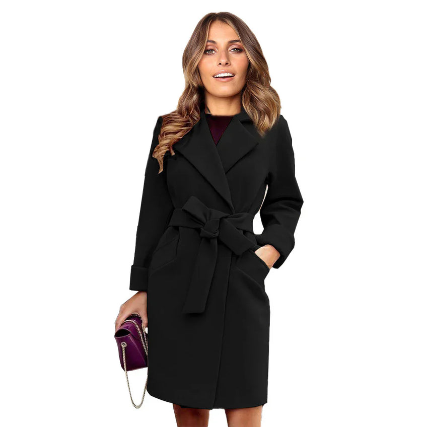 Long Trench Coat Straight Shape