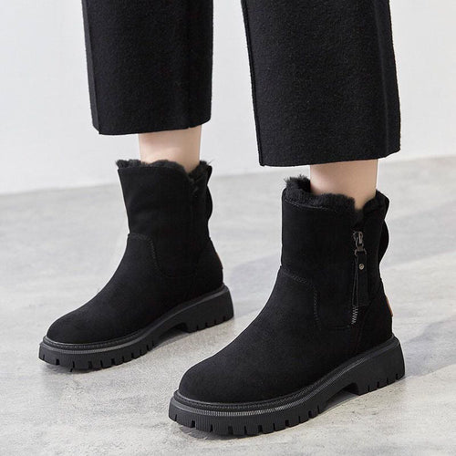 Ankle Boots High Ankle Rounded Toe