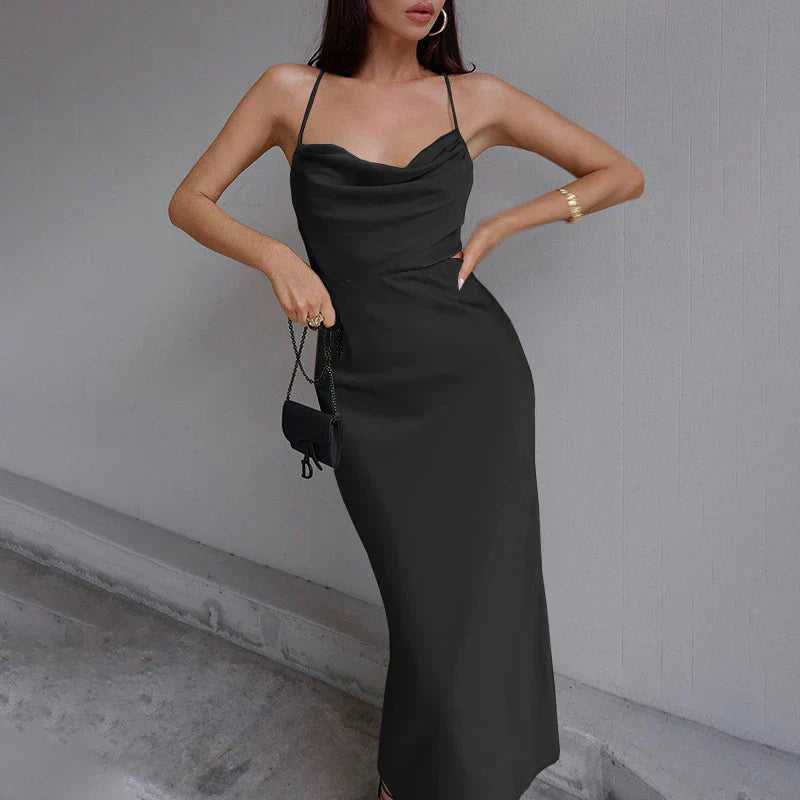 Elegant Evening Dress Fitted Maxi
