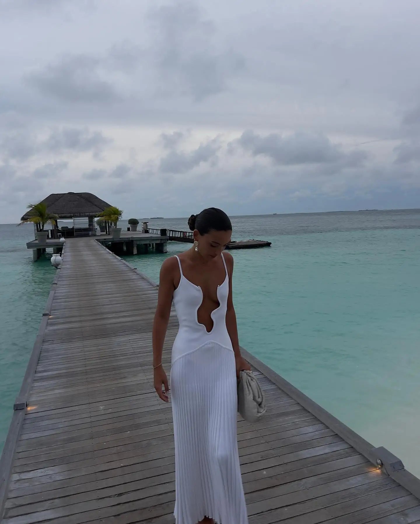 Tunic Dress Swing Silhouette Knee Length