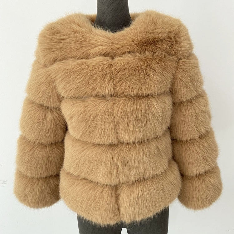 Straight Mid-Length Jacket Long Sleeve