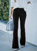 High-Waisted Flared Trousers Regular Fit