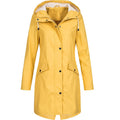 Women’s Straight Rain Jacket Long Sleeve with Hood