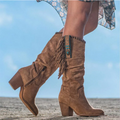 Wild West Boots Mid-Calf Length Structured Silhouette