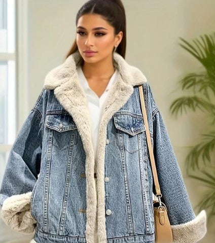 Oversized Jacket Long Sleeve with Pockets