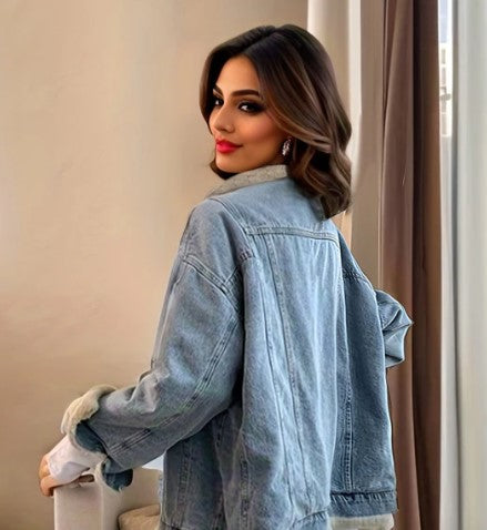 Oversized Jacket Long Sleeve with Pockets