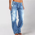 Women’s Relaxed Fit Straight Jeans Long Length