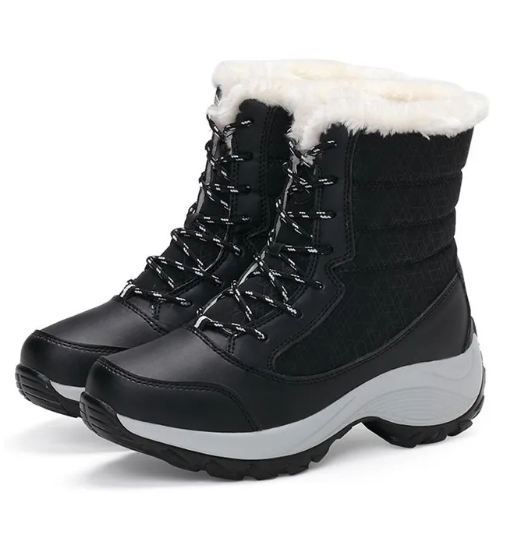 Women's Lace Up Winter Boots High Shaft
