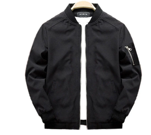 Men’s Jacket Regular Fit Long Sleeve Zip Detail