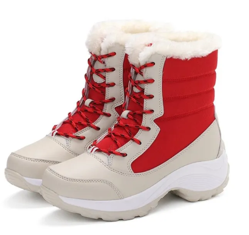 Women's Lace Up Winter Boots High Shaft