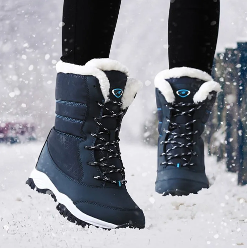 Women's Lace Up Winter Boots High Shaft