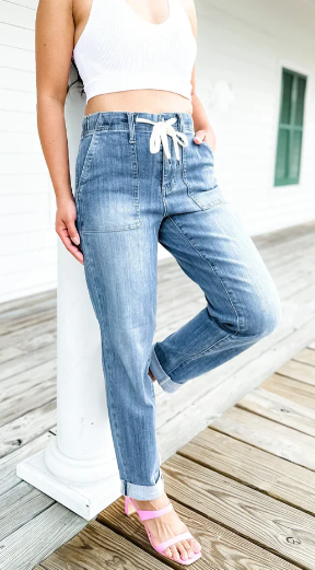 Straight Trousers Ankle Length Relaxed Fit