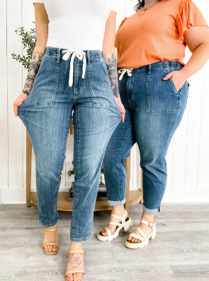 Straight Trousers Ankle Length Relaxed Fit