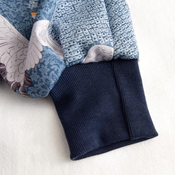 Women’s Sweatshirt Loose Fit Hip-Length Puff Sleeves