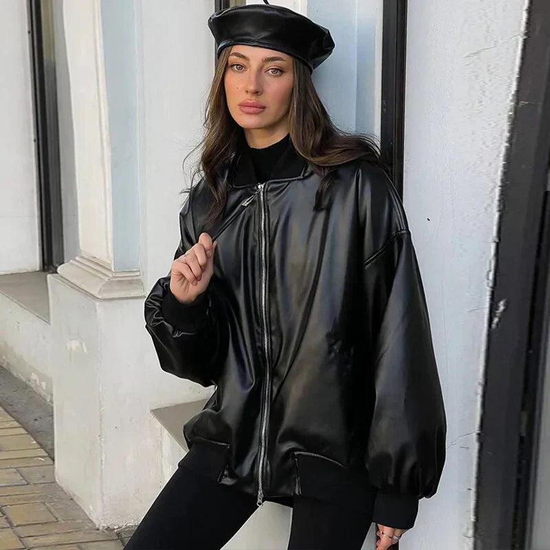 Jacket Relaxed Fit Motorcycle Style