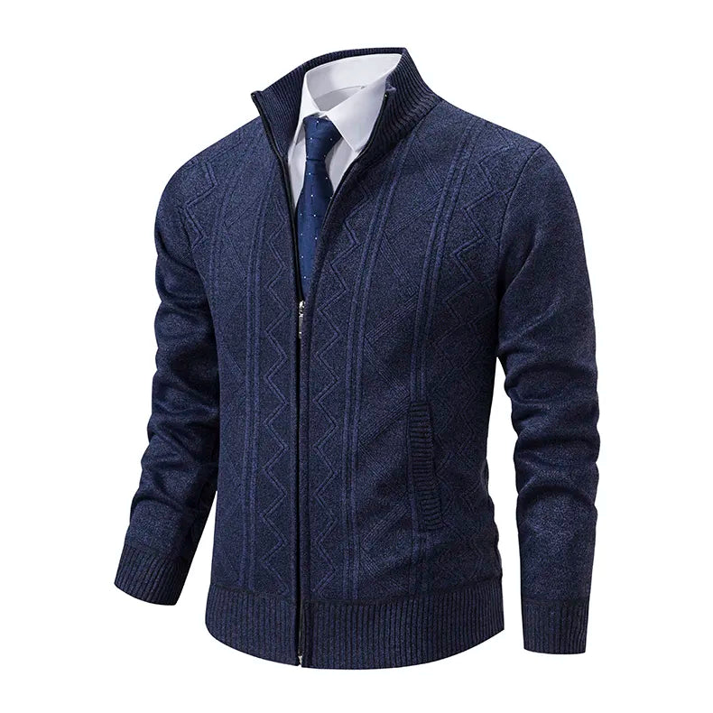 Men’s Cardigan Straight Cut Long Sleeve