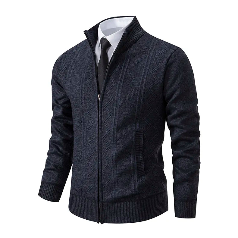 Men’s Cardigan Straight Cut Long Sleeve