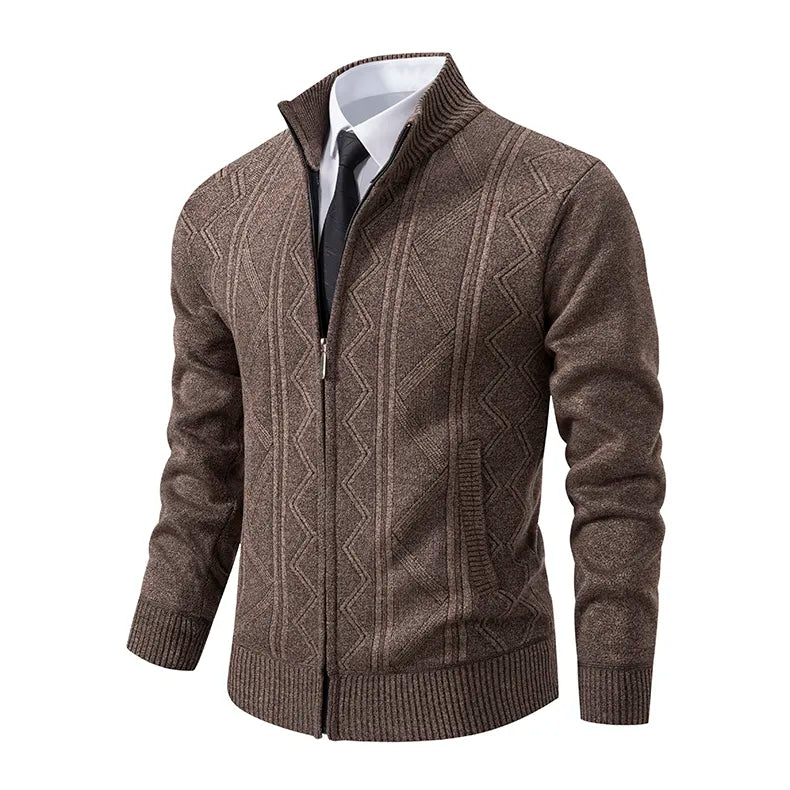 Men’s Cardigan Straight Cut Long Sleeve