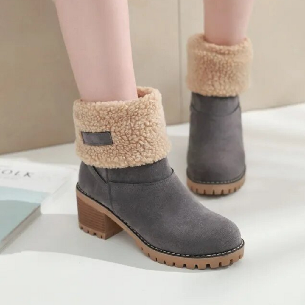 Ankle Boots Straight Shape Close-Fitting