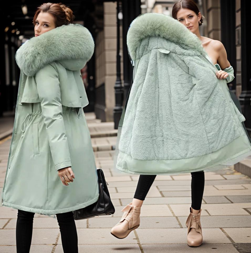 Jacket Straight Shape Hip-Length with Pockets