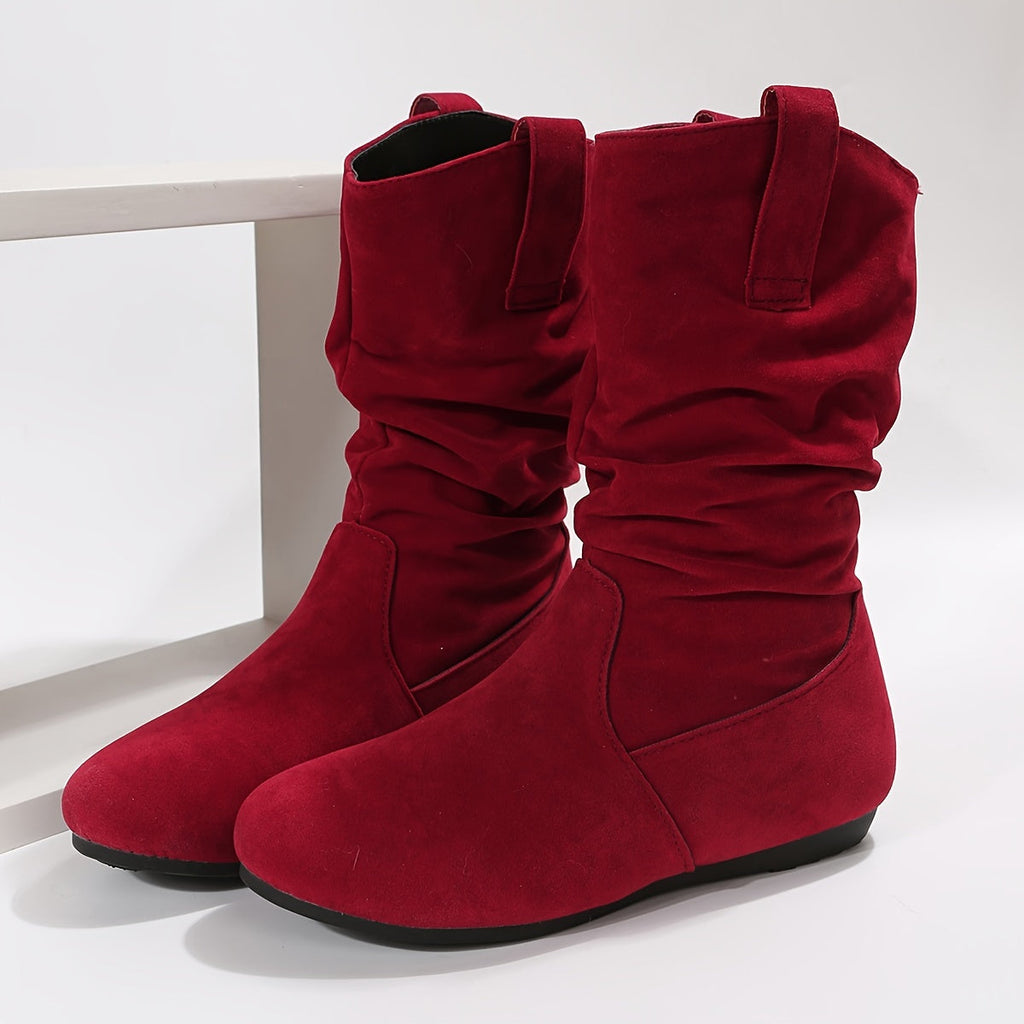Ankle Boots Structured Silhouette Rounded Toe
