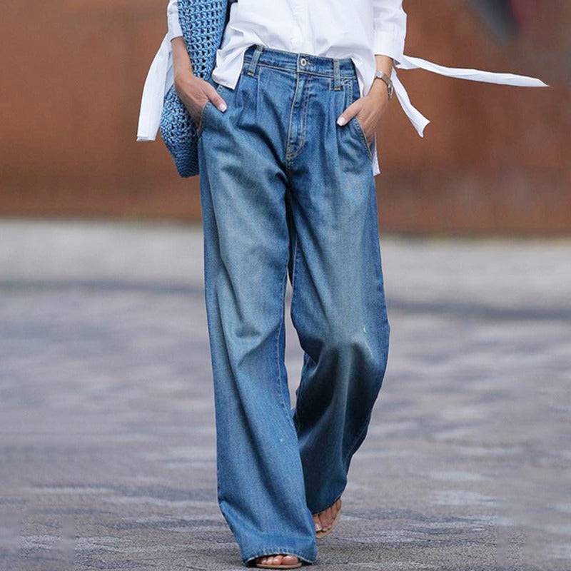 Wide-leg Jeans Loose Fit Ankle Length