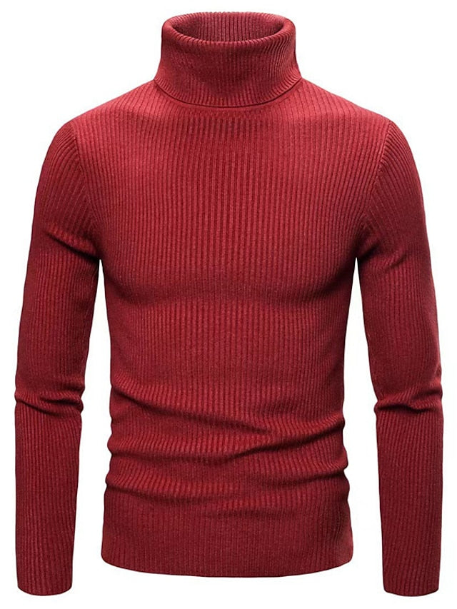 Men’s Wool Jumper Straight Cut Long Sleeve