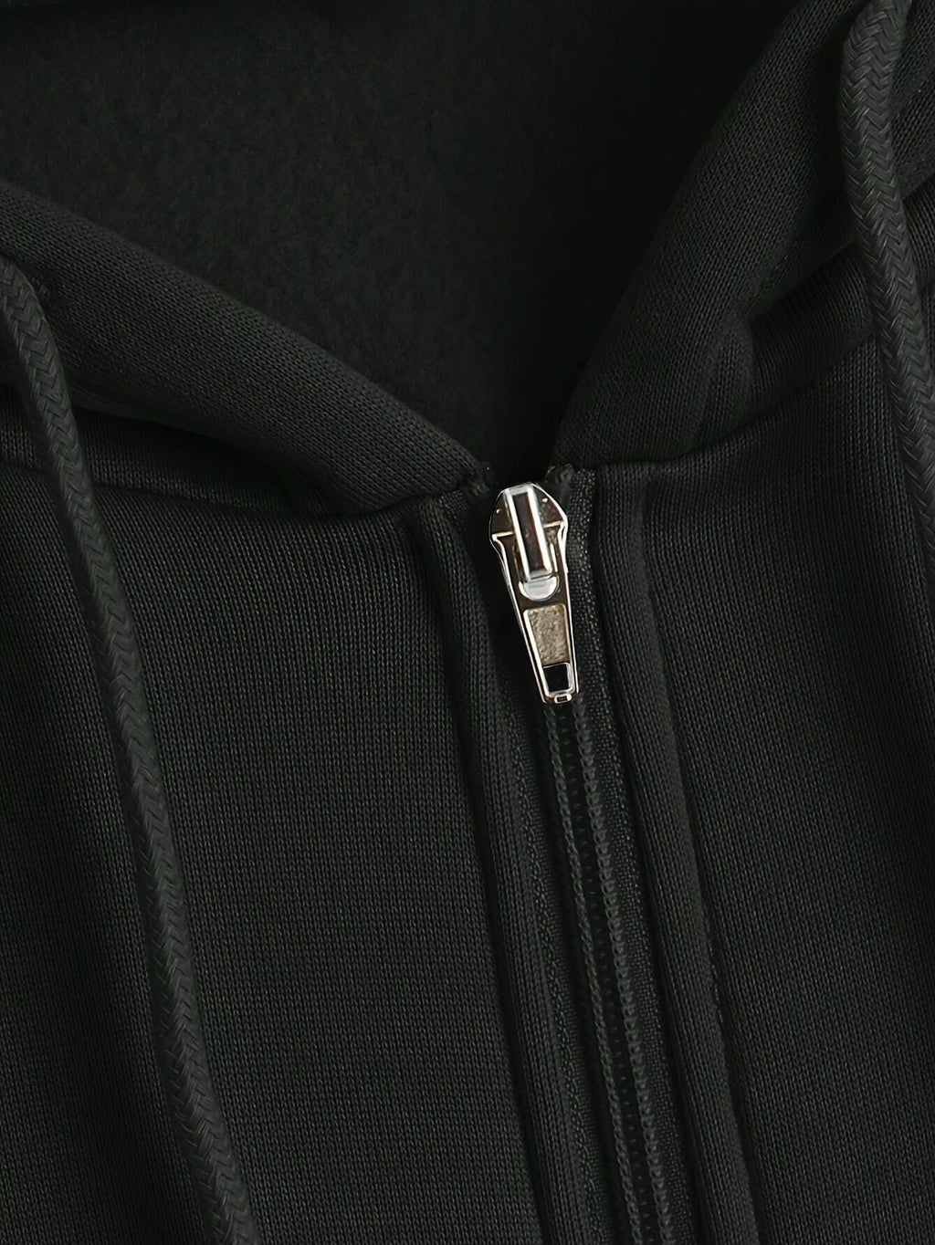 Hoodie Loose Fit Cropped Length