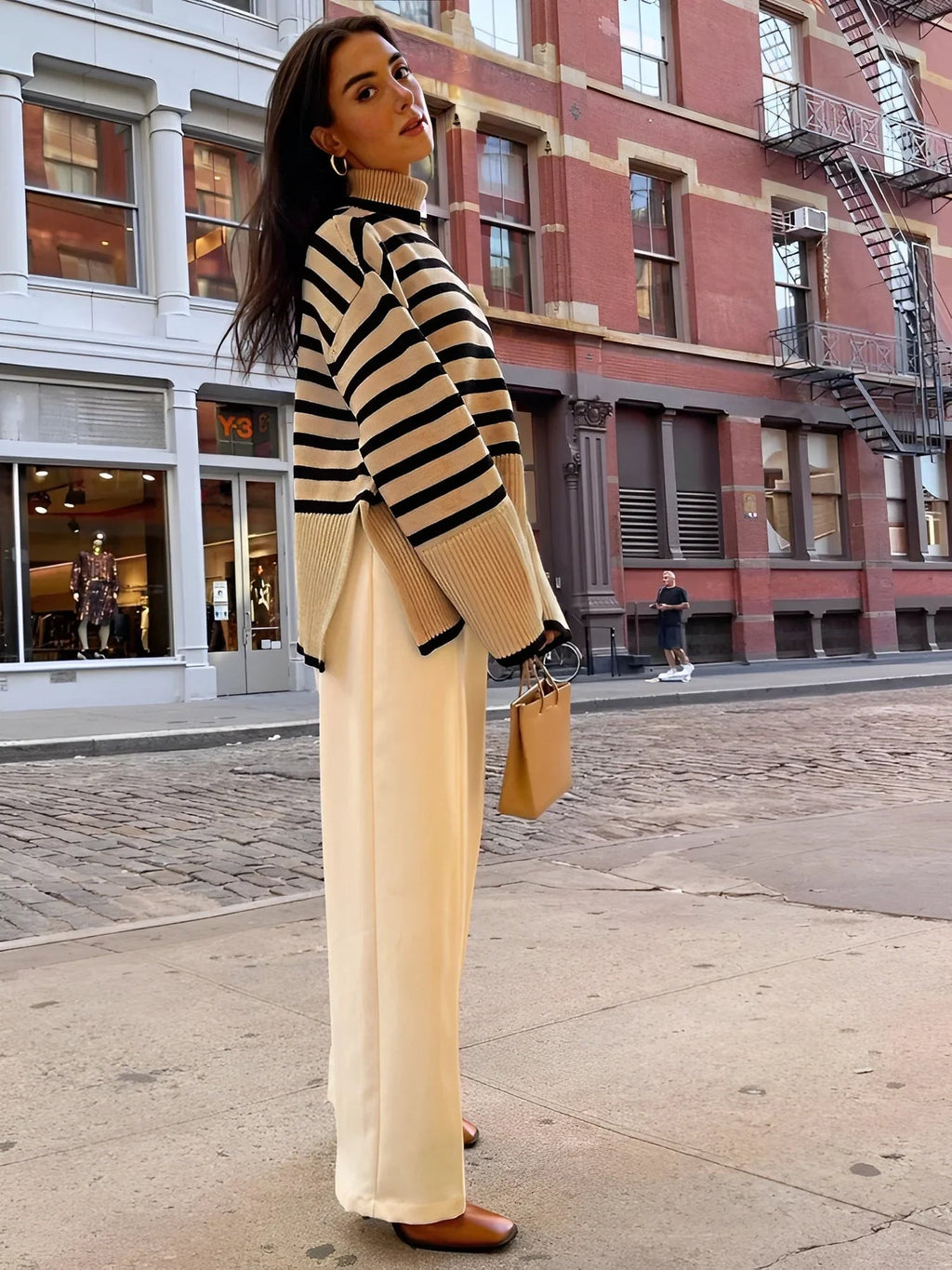 Women’s Oversized Roll Neck Jumper Medium Length