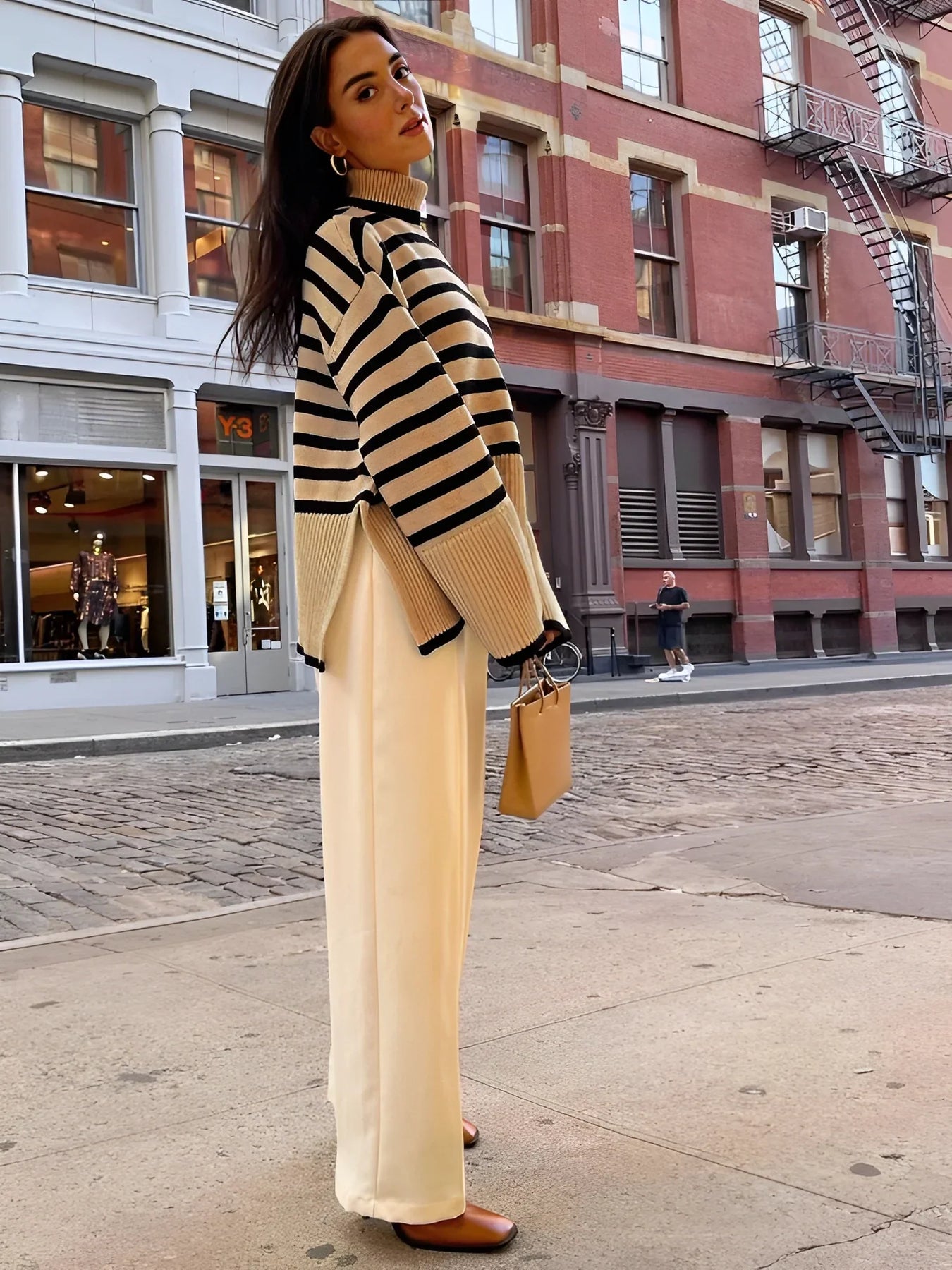 Women’s Oversized Roll Neck Jumper Medium Length