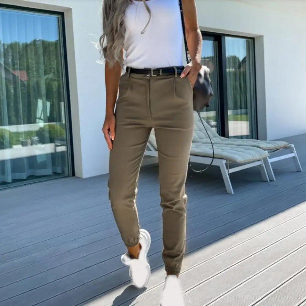 Trousers Relaxed Shape Ankle Length