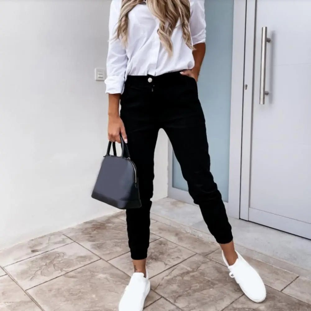 Trousers Relaxed Shape Ankle Length