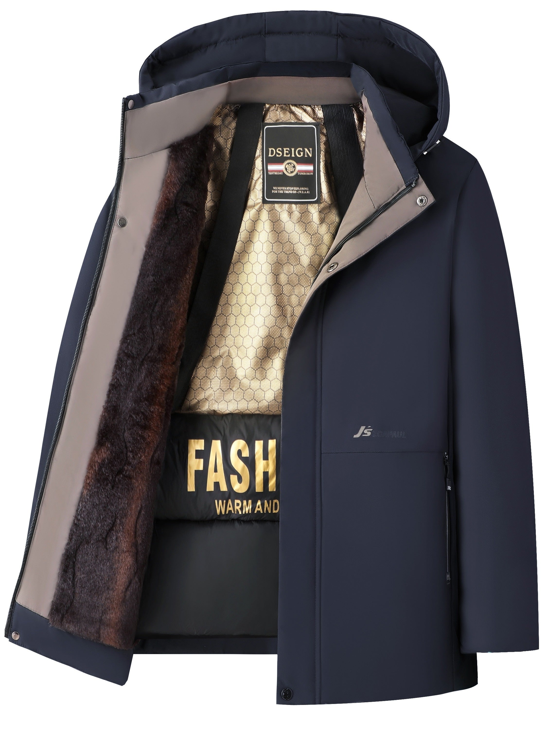 Men’s Quilted Jacket Regular Fit Hooded