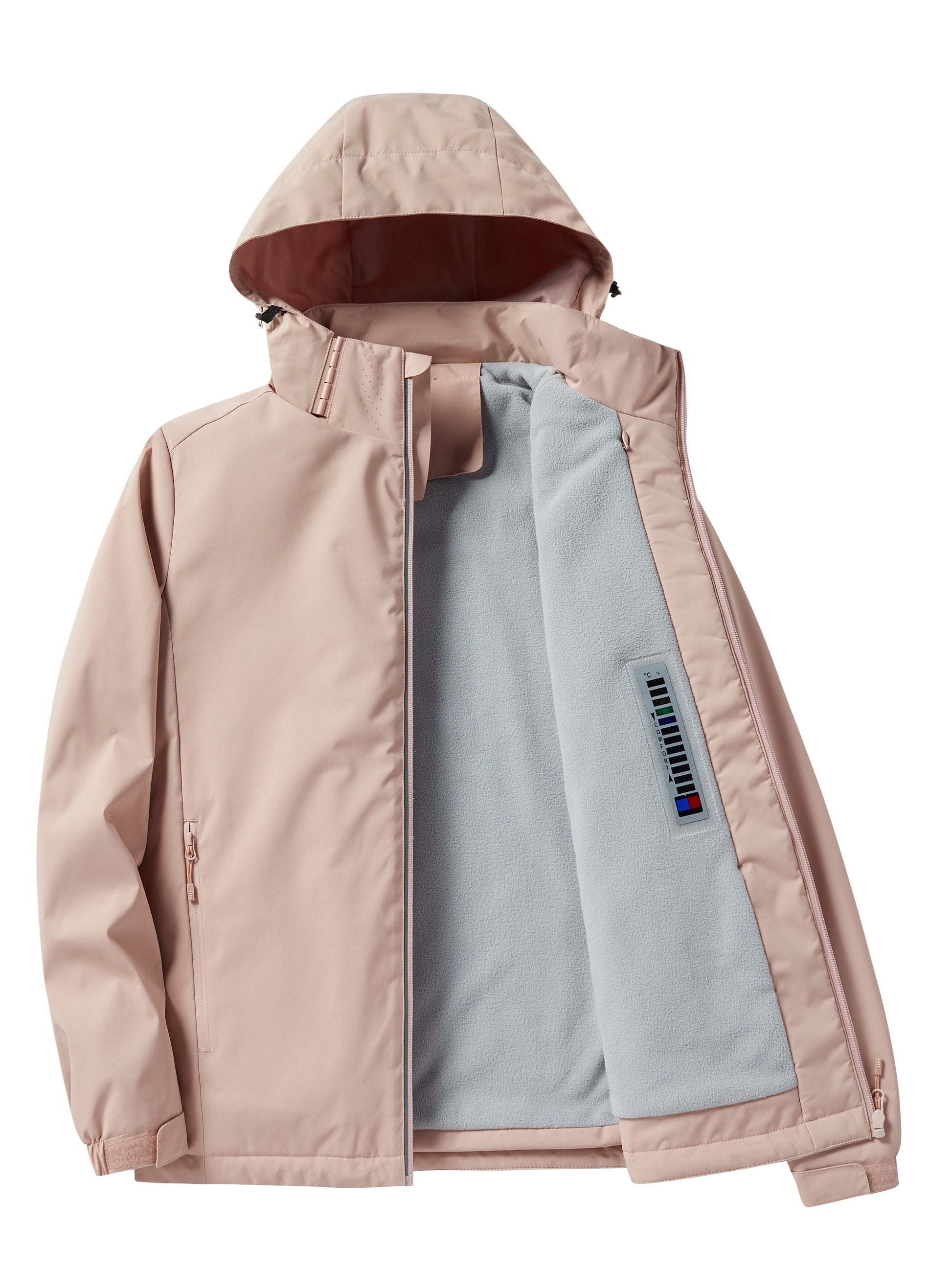 Women’s Mid-Length Jacket Straight Shape Hooded