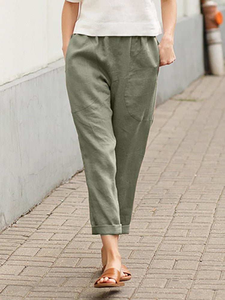 Trousers Loose Fit Full Length