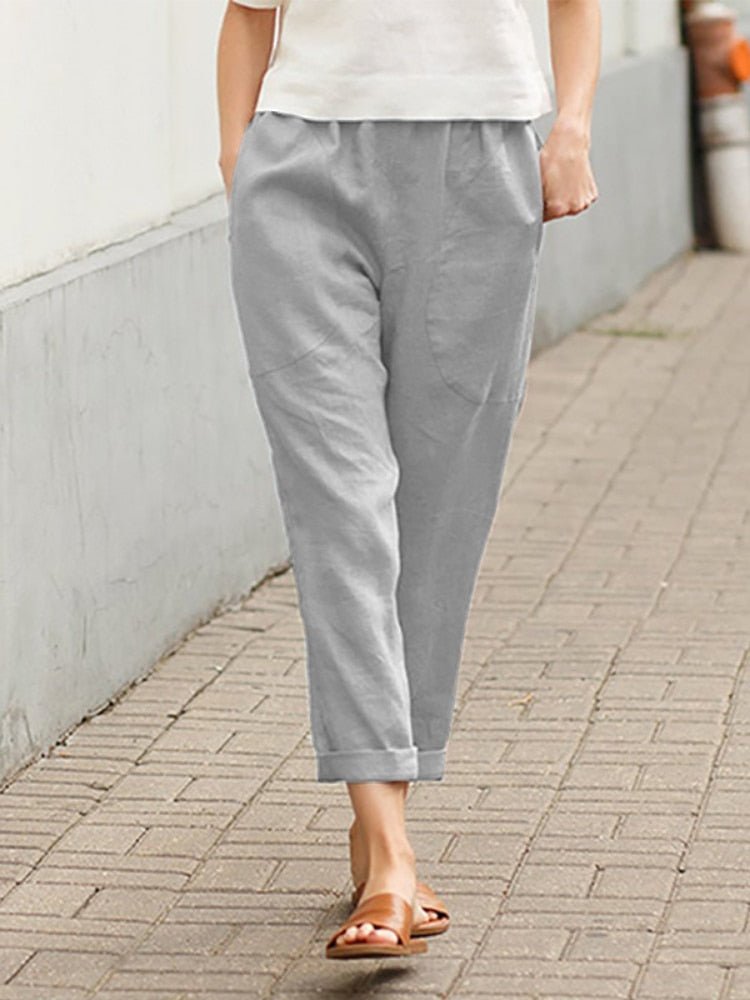 Trousers Loose Fit Full Length