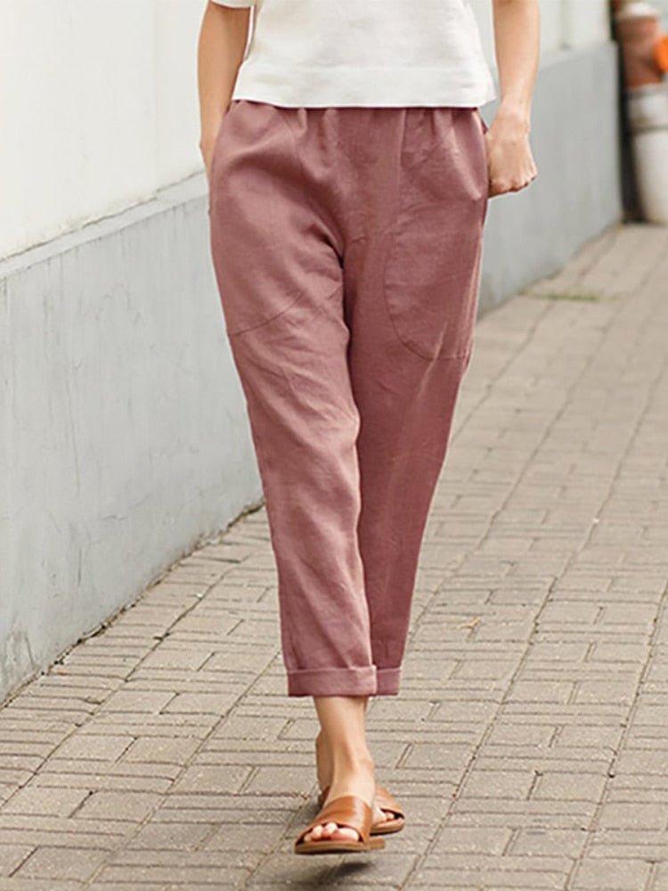 Trousers Loose Fit Full Length