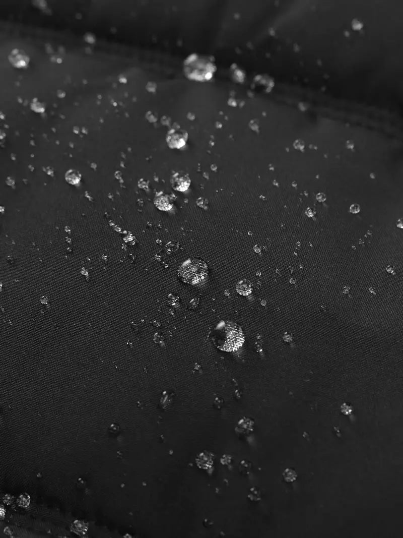 Men's Hip-Length Puffer Jacket with Hood