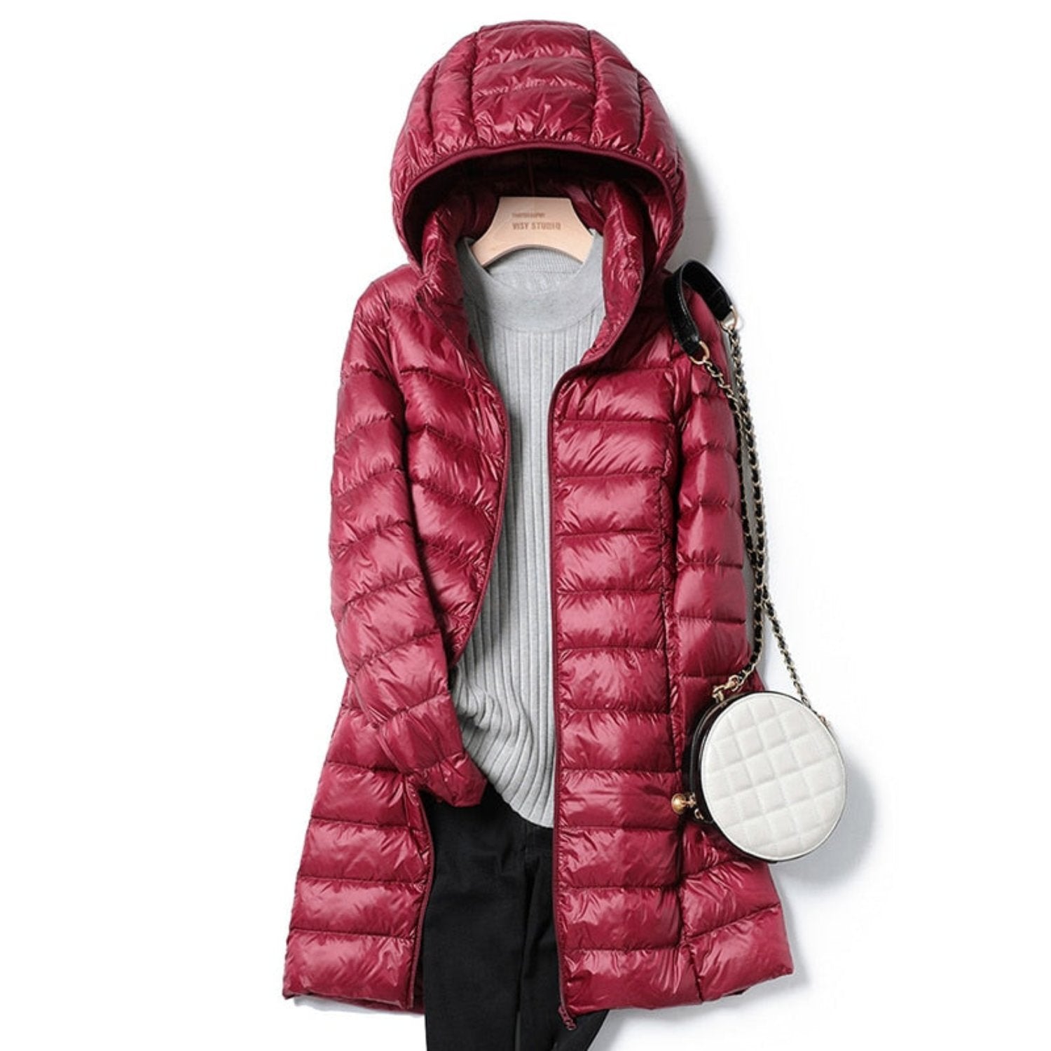 Jacket Relaxed Fit Hip-Length with Hood