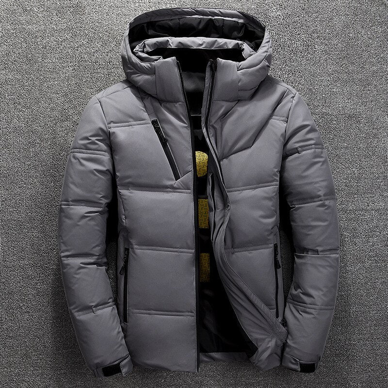Winter Jacket Straight Cut Hip-Length