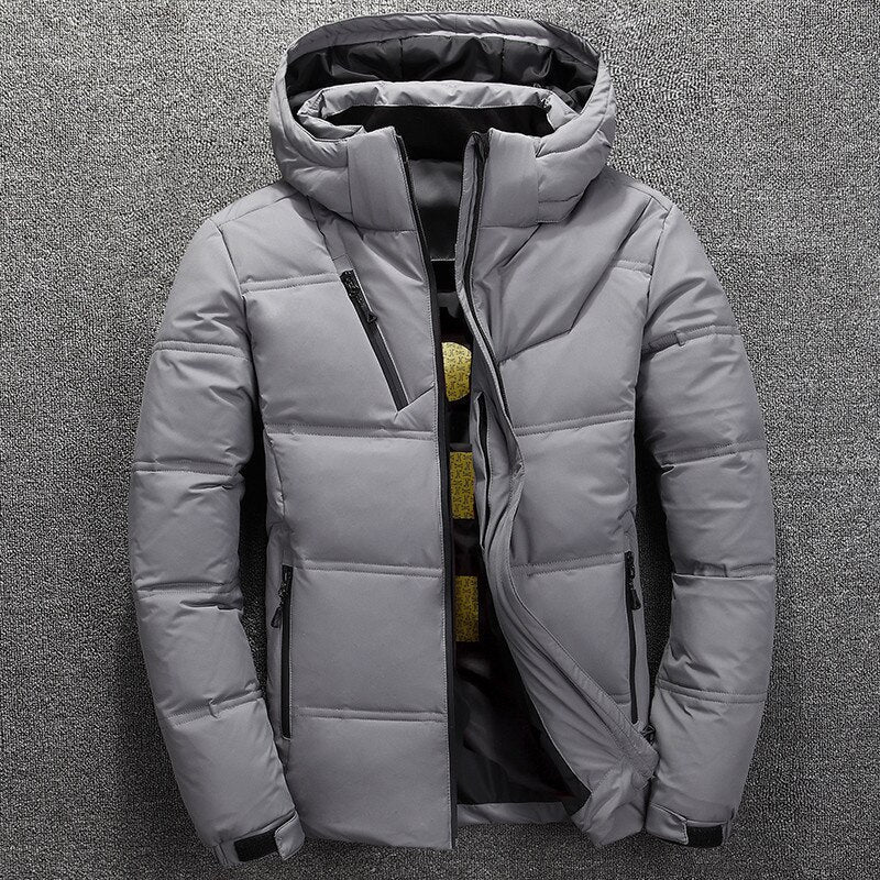 Winter Jacket Straight Cut Hip-Length