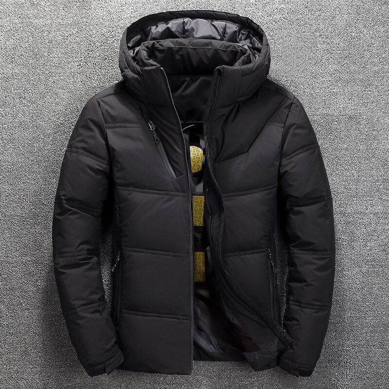 Winter Jacket Straight Cut Hip-Length