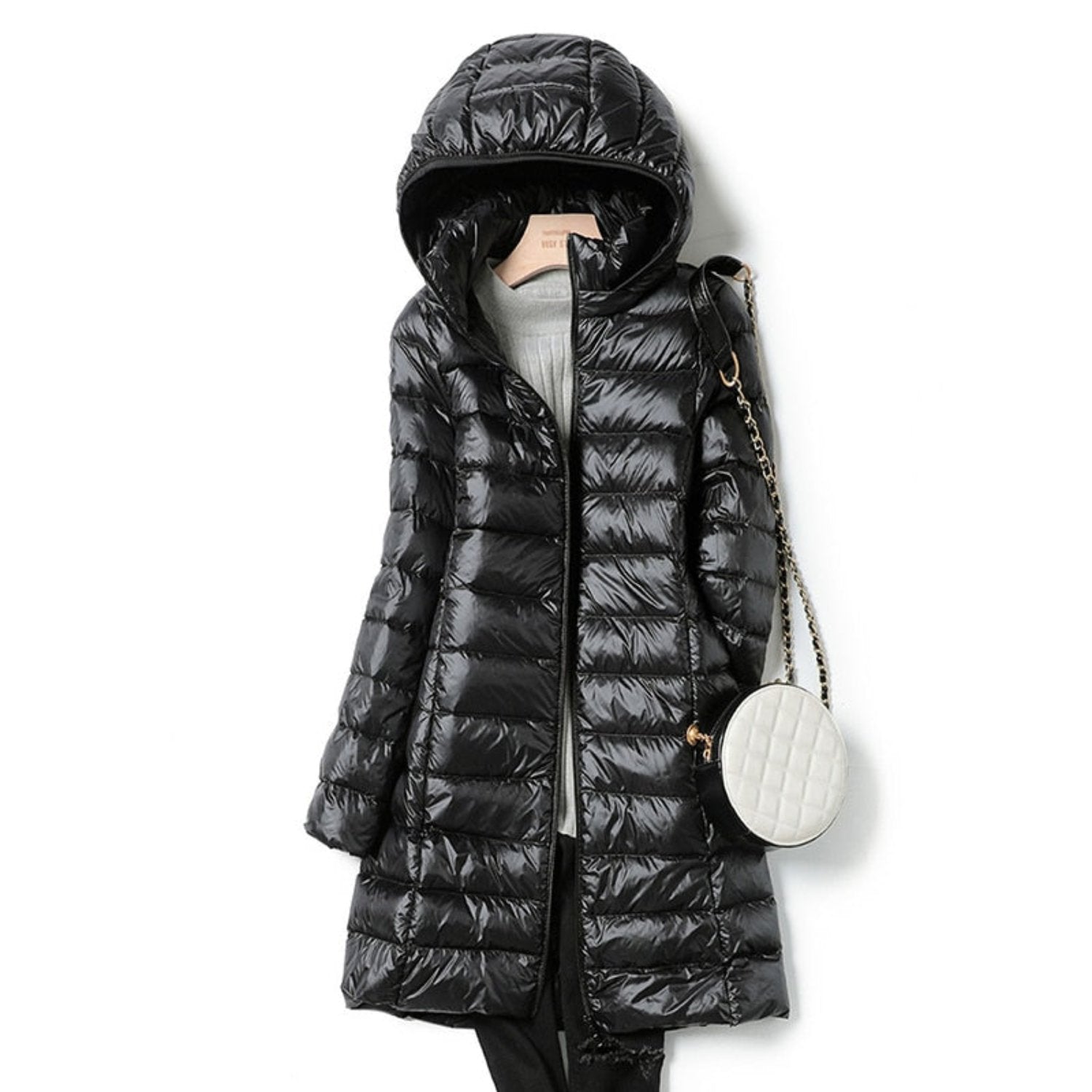 Jacket Relaxed Fit Hip-Length with Hood